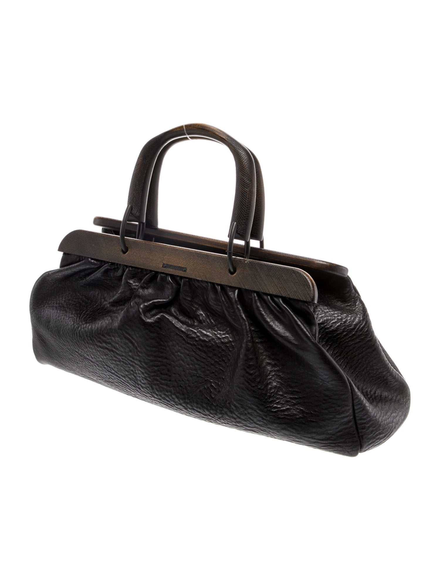 Gucci Leather Top Handle Bag